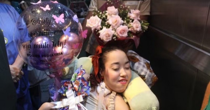 Paraibana internada com doen�a rara tem alta ap�s mais de 10 anos