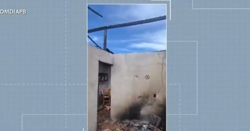 Homem � preso suspeito de atear fogo em casa com adolescente dentro, na Para�ba