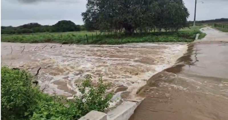 Patos registra maior chuva do ano com mais de 100mm na Zona Norte; previs�o � de mais chuva neste domingo (01)