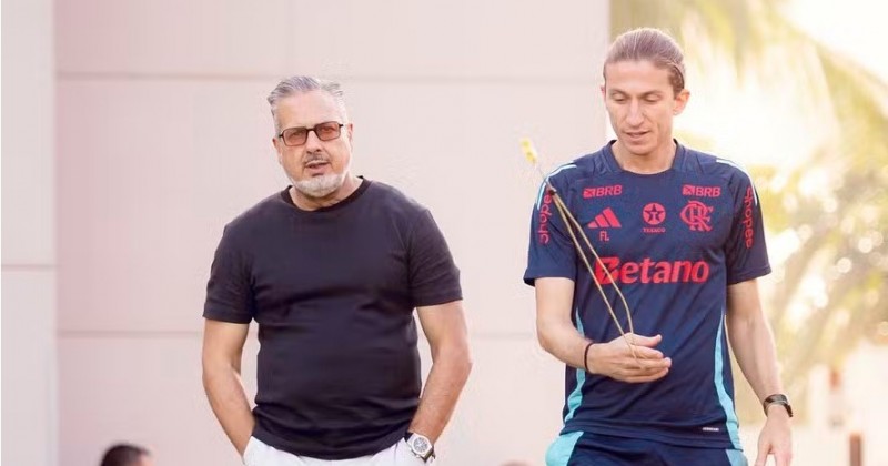 Jos� Boto demitiu Filipe Lu�s no vesti�rio do Maracan�, mas Bap queria sa�da ap�s vice para o Lan�s