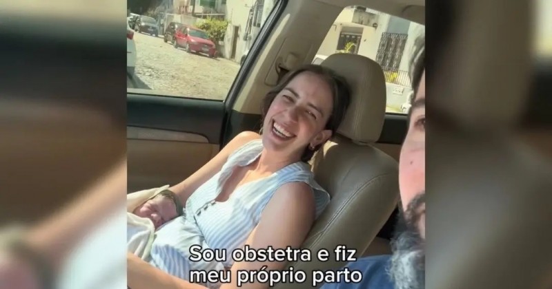 Obstetra conduz o pr�prio parto dentro de carro no trajeto para o hospital