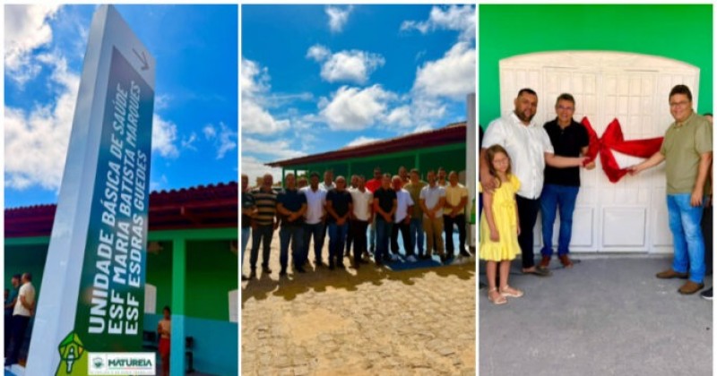 Prefeitura de Matureia inaugura sede que abrigar� UBS e duas ESFs