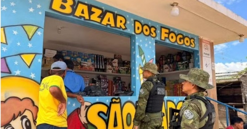 Para�ba apreende cerca de 65 mil fogos de artif�cio com estampido em a��es de fiscaliza��o
