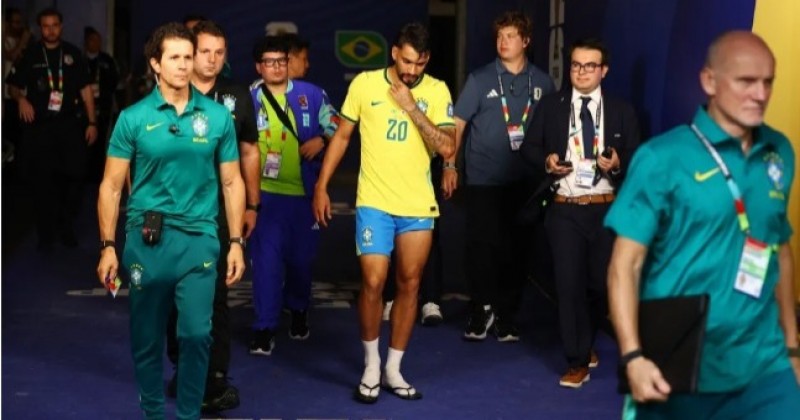 Lucas Paquet� passa por exames e tem les�o constatada