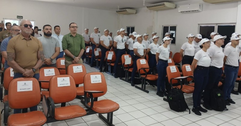 Prefeitura de Patos inicia forma��o de novos guardas municipais