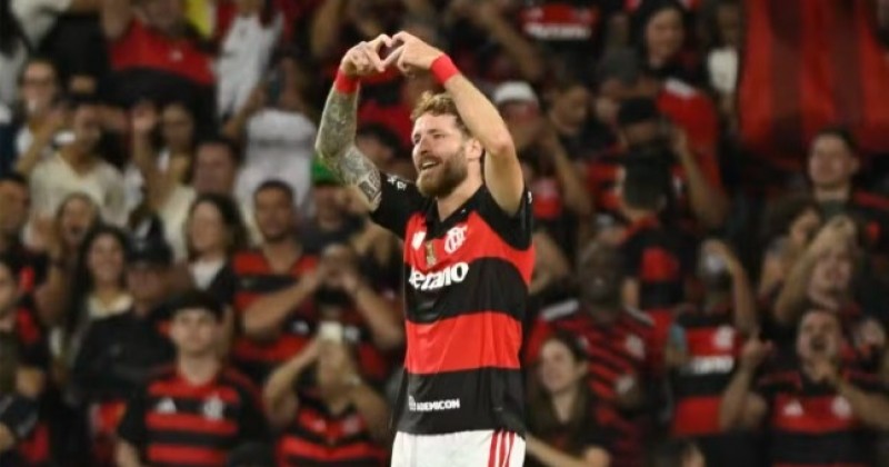 Flamengo recusa proposta de R$ 58,14 milh�es do Besiktas por L�o Pereira