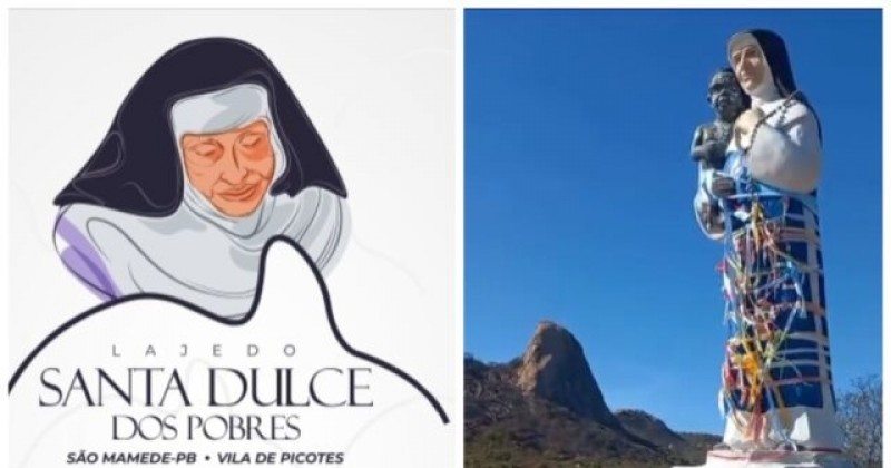 Visite o Lajedo de Santa Dulce dos Pobres, na Vila Picotes, em S�o Mamede
