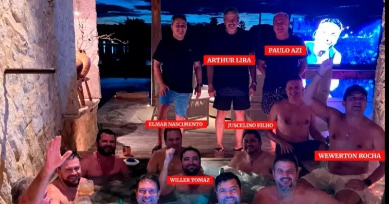 Foto vazada de Efraim e outros parlamentares com investigado por fraude do INSS causa pol�mica no Senado