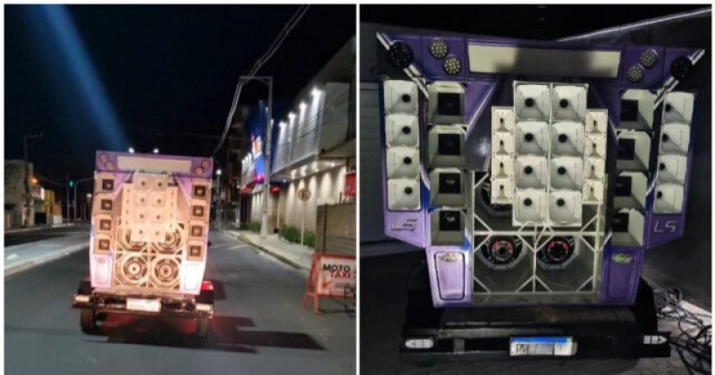 Calourada 'Furac�o na Al�a' � encerrada em Patos com pared�o de som apreendido e �rea de lazer multada 