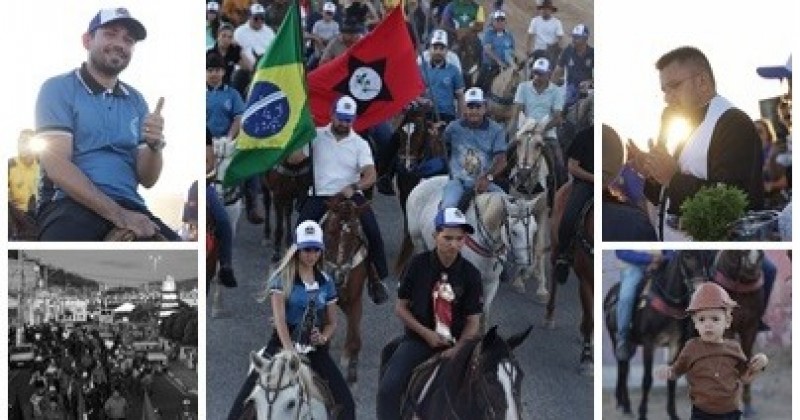 Cavalgada no Jo�o Pedro de Cacimba de Areia tem f�, cultura e tradi��o e ben��o dos vaqueiros 
