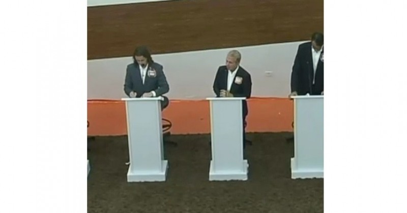 Nabor e Veneziano trocam farpas sobre m�es at�picas e BPC em debate para o Senado