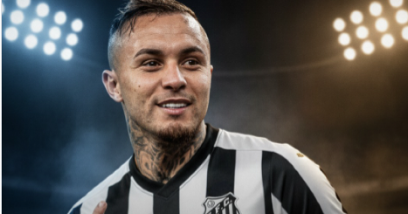 Cebolinha deixa o Flamengo e chega a S�o Paulo para vestir a camisa do Santos