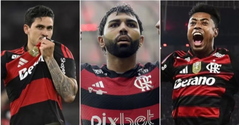 Pedro e Bruno Henrique buscam recorde de Gabigol na Libertadores