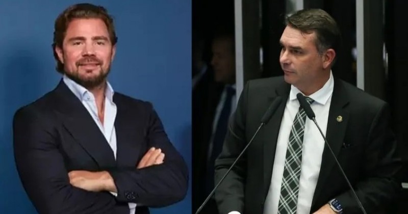 Fl�vio Bolsonaro viajou em 2025 em jatinho de Vorcaro e de investigado no caso INSS