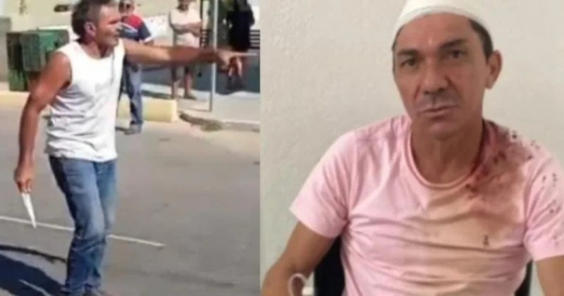 Homem que tentou matar outro com faca em via p�blica em Diamante tem pris�o preventiva decretada