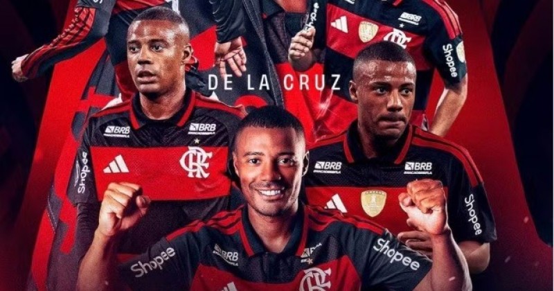 De la Cruz completa 100 jogos em 3 temporadas no Fla com debate por custo-benef�cio