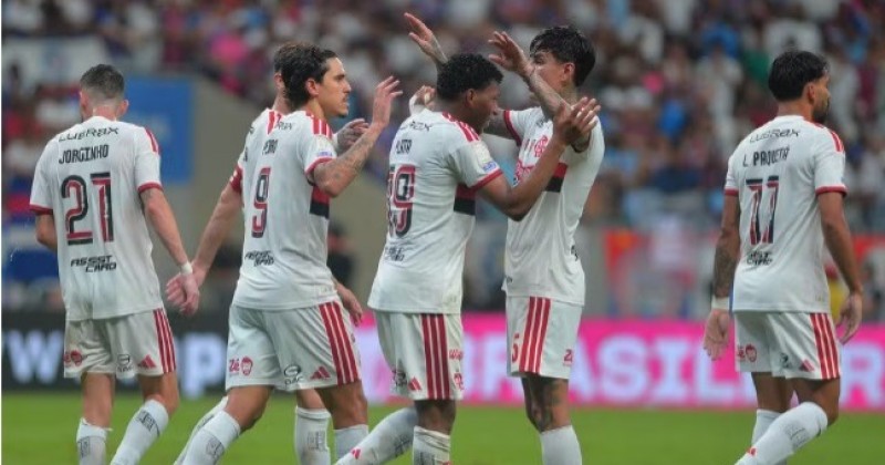 An�lise: Flamengo reverte press�o em grande atua��o, baila na Bahia e mant�m lideran�a 