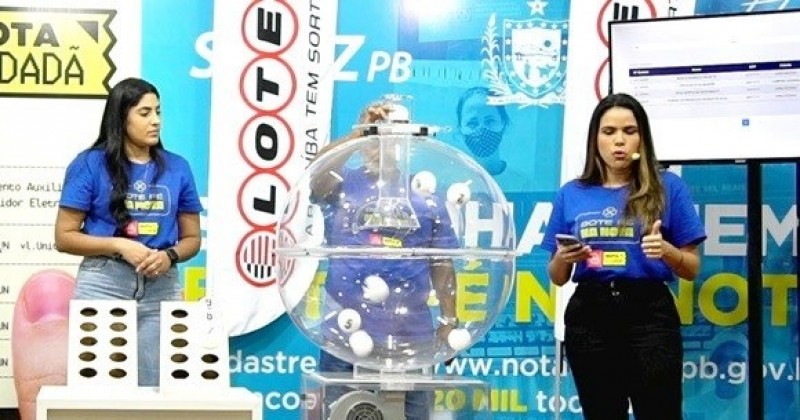Contribuinte de Patos � sorteado com R$ 2,5 mil no Nota Cidad�; pr�mios somam R$ 100 mil
