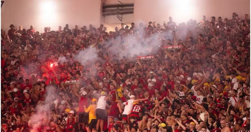Flamengo disputa semifinal da Liberta com uni�o nas arquibancadas e mosaico de ponta a ponta