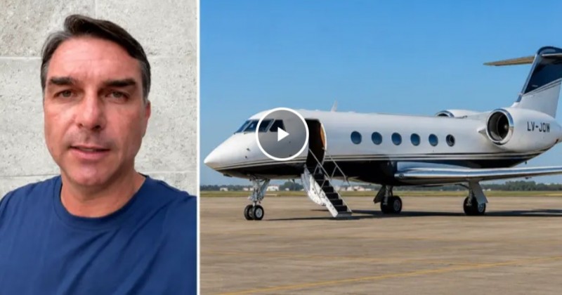 Piloto revela que funcion�rio de aeroporto viu nome de Fl�vio Bolsonaro em lista de jato com destino aos EUA