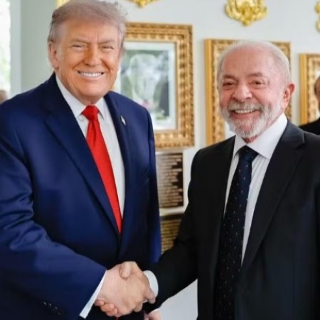 Trump diz que Lula � 'muito din�mico', elogia reuni�o e fala que novos encontros ocorrer�o