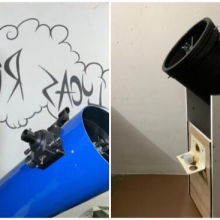 Jovem de Teixeira monta telesc�pios com materiais recicl�veis, faz sucesso e realiza sonho de observar o espa�o