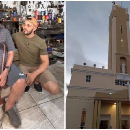 Sino da Catedral de Patos � o maior do Nordeste pesando 650 kg, revela relojoeiro