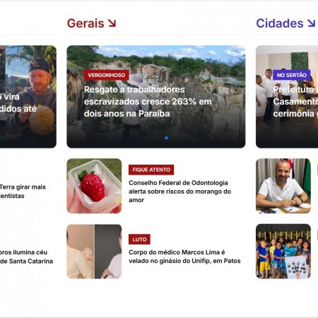 8 ANOS: Portal 40 Graus estreia novo layout, muito mais moderno e dinmico