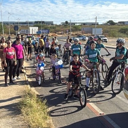 Passeio infantil em Patos encerra programao da Semana Municipal do Ciclista 