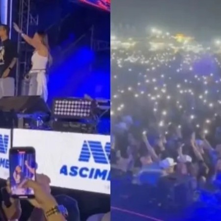 Cristos evangelizam no palco de show de Simone Mendes: 'Jesus pode te transformar'