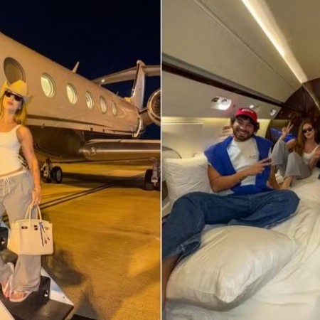 R$ 28 milhes e 'quarto das princesas': conhea o jato que levou Virginia Fonseca