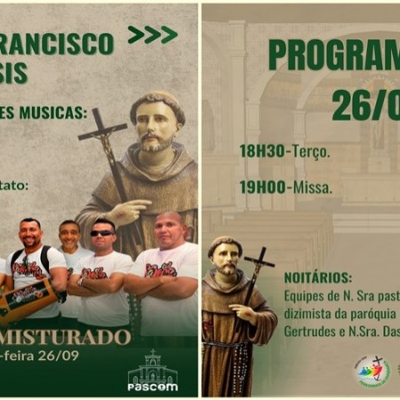 Festa de So Francisco de Assis movimenta o No Trajano, em Patos