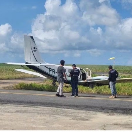 Grupo armado tenta roubar aeronave dentro de hangar, em Santa Rita-PB