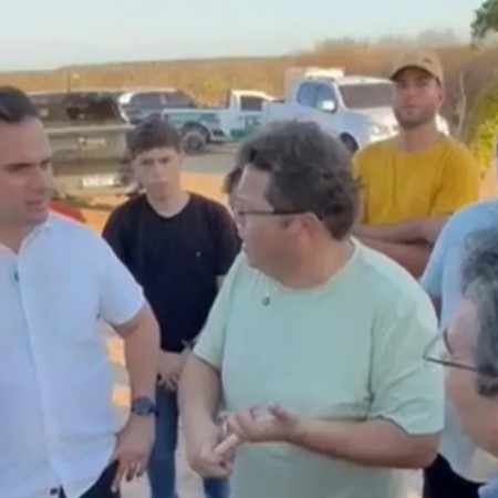 Prefeito de Matureia recebe governador em exerccio para discutir obras e projetos