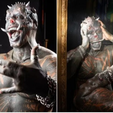 Recordista do Guinness, Diabo estima R$ 200 mil em modificaes no corpo