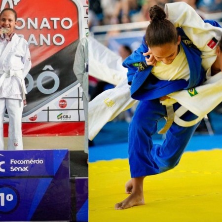 Patoense  campe paraibana de Jud na categoria Sub-13  34 kg 