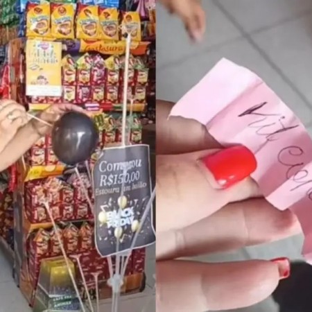 Cliente ganha 'Kit copo' em sorteio de mercadinho de Pianc e vdeo bate 70 milhes de visualizaes 