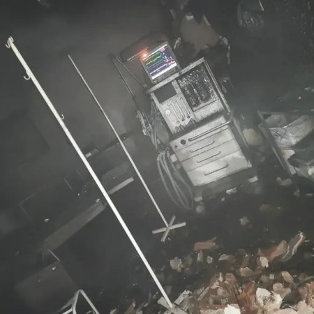 Inc�ndio atinge sala de cirurgia no Hospital Regional de Sousa e destr�i equipamentos