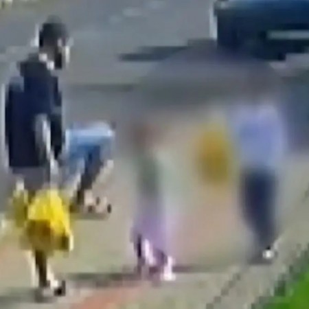C�mera flagra pai chutando filha de tr�s anos no Paran�; caso � investigado