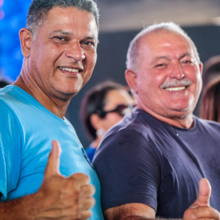 S�vio Salvador parabeniza prefeito Jacob Souto pela ascens�o a presid�ncia do Republicanos em Patos