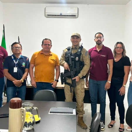 Prefeitura e PM realizam alinhamento sobre plano de seguran�a para Jo�o Pedro de Cacimba de Areia