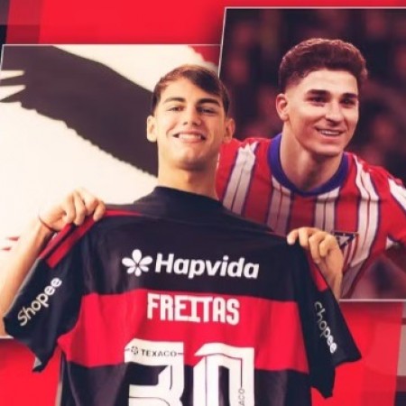 Novo centroavante do Flamengo � comparado a Juli�n �lvarez por 'descobridor'
