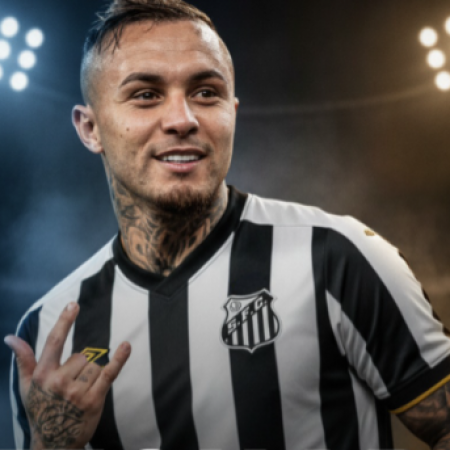Cebolinha deixa o Flamengo e chega a S�o Paulo para vestir a camisa do Santos