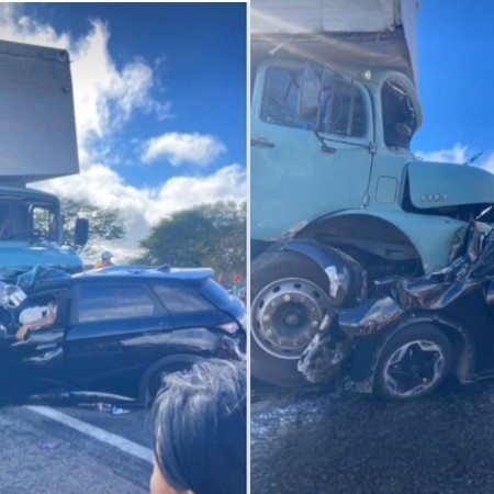 Morre terceira v�tima de acidente entre carro e caminh�o na BR-230, em Juazeirinho