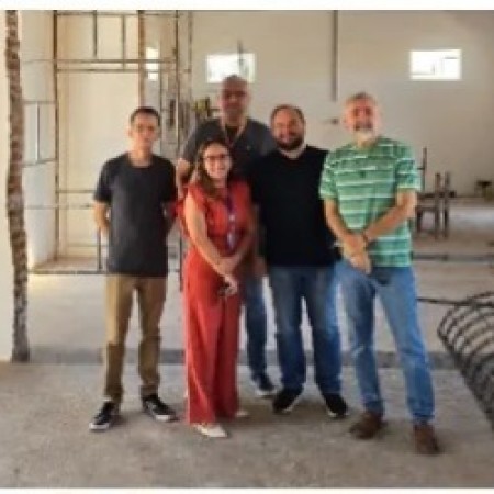 Instituto Hist�rico e Geogr�fico de Patos faz visita t�cnica �s obras de revitaliza��o da Esta��o Ferrovi�ria