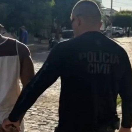 Pol�cia Civil prende homem condenado por crimes patrimoniais em Patos