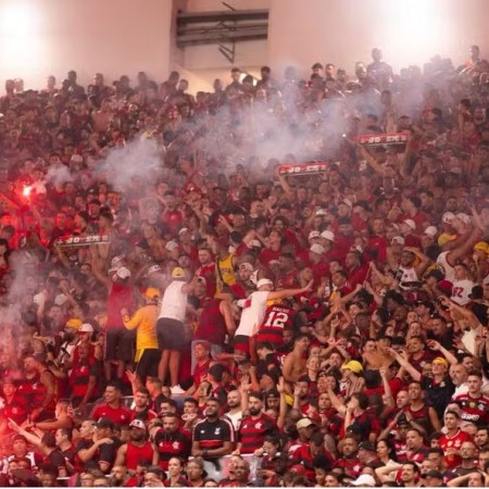 Flamengo disputa semifinal da Liberta com uni�o nas arquibancadas e mosaico de ponta a ponta