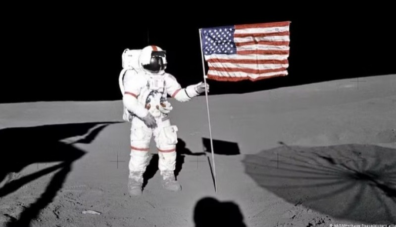 O que aconteceu com as bandeiras dos EUA deixadas na Lua?