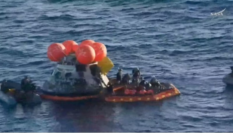 Artemis II pousa no mar nos EUA ap�s miss�o hist�rica ao redor da Lua