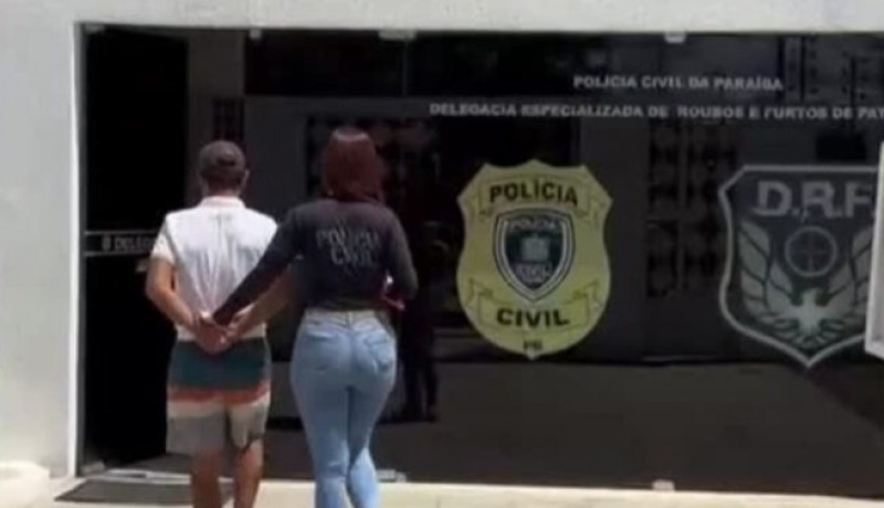 Pol�cia Civil prende investigado por s�rie de furtos em Patos